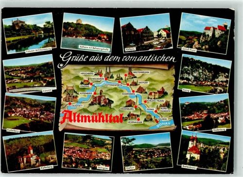 Kelheim Altmühltal Befreiungshalle Schloß Prunn Burg Kipfenberg Essing