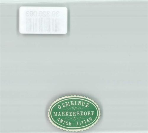 Markersdorf Gemeinde Markersdorf Amtsh. Zittau