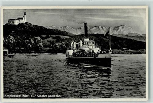 Schiffe Personendampfer Kloster Andechs Ammersee