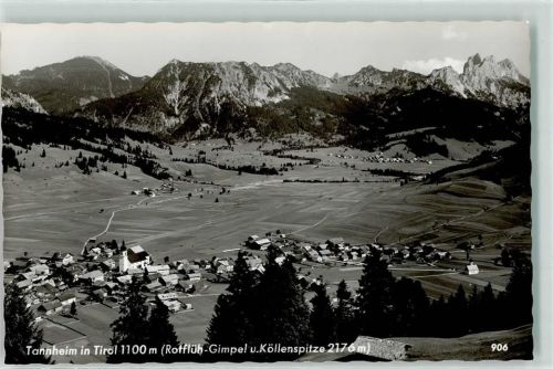 Tannheim Tirol 1100 m Rotflüh Gimpel Köllenspitze 2176 m Kirche