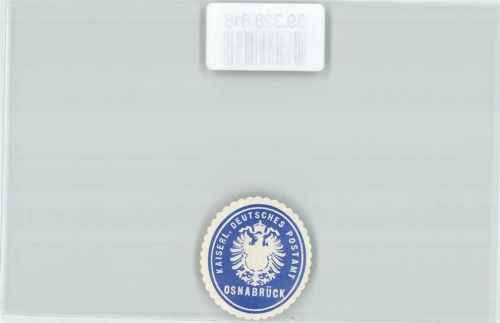 Osnabrück Postwesen Kaiserl. Deutsches Postamt Osnabrück