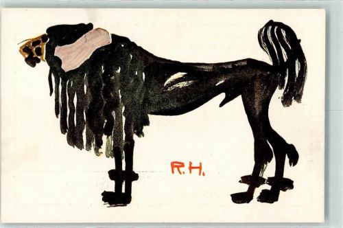 Königspudel sign. R. Hille Nr. 203