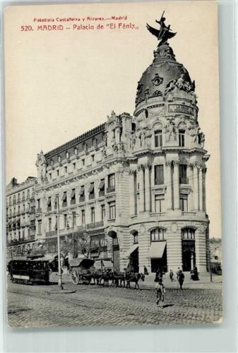 Madrid Palacio de El Fenix Straßenbahn