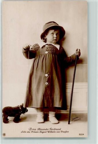 Stofftier Bär Prinz Alexander Ferdinand von Preußen Adel Preussen