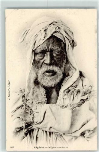 Negro mendiant Bettler Verlag J. Geiser Nr. 163 AK