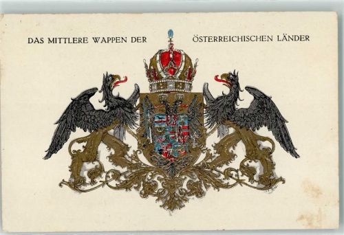 Nr. 285 Wappen , das mittlere Wappen der Österr. Länder