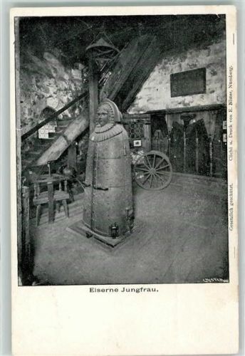 Nürnberg 1899 Eiserne Jungfrau AK
