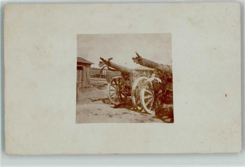 WK I zerstörte Geschütze Frankreich 1915
