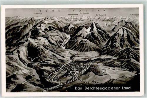 Berchtesgaden Panoramakarte