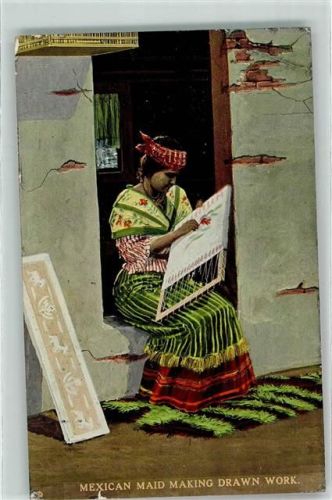 193 Tracht Stickerin