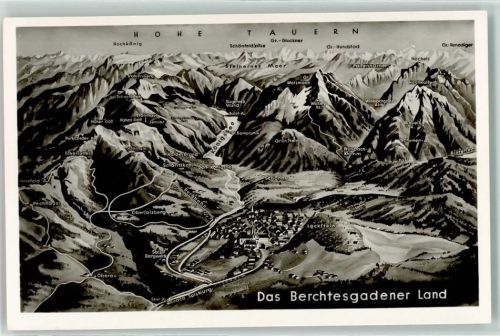 Berchtesgaden Panoramakarte
