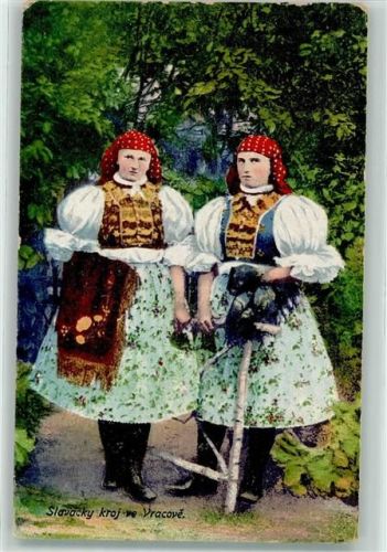Slovacky kroj Vracove Tracht Frauen