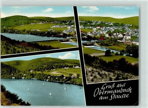 Obermaubach Stausee Segelboote Staustufe
