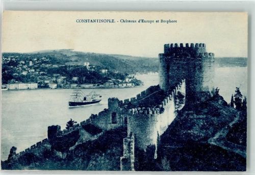 Konstantinopel Chateaux d Europe et Bosphore Schiff