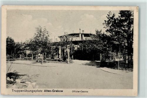 Altengrabow 1918 Truppenübungsplatz Offizier Casino