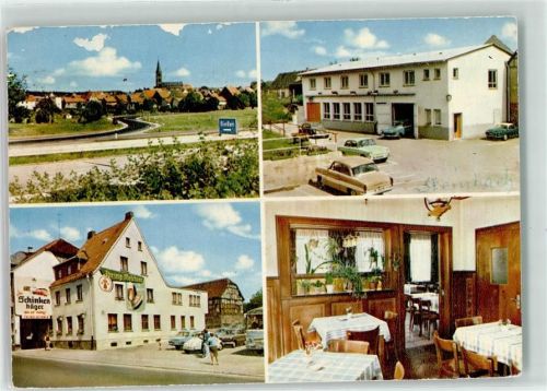 Steinbach Gasthaus Einhorn zur Tante Anna Gaststube Schinkenhäger-Webung