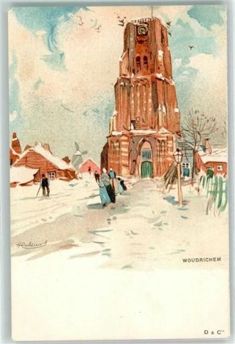 Woudrichem Winter sign. H. Lassiers