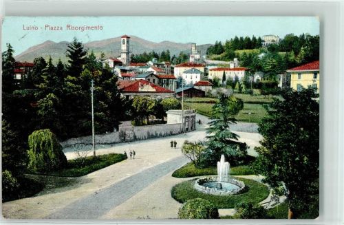 21016 Luino 1909 - Piazza Risorgimento