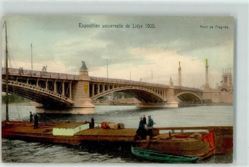 Le Liege 1905 Schiffe Frachtschiff Exposition universelle