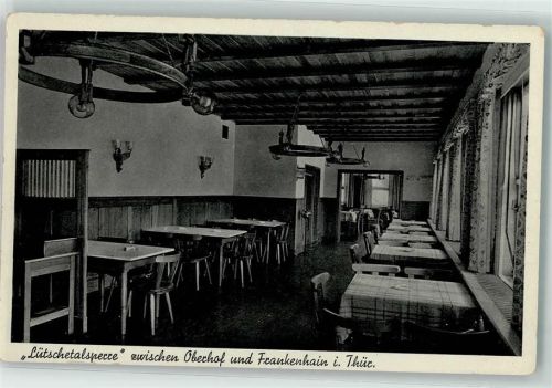 Oberhof Gasthaus Lütschetalsperre Gasträume