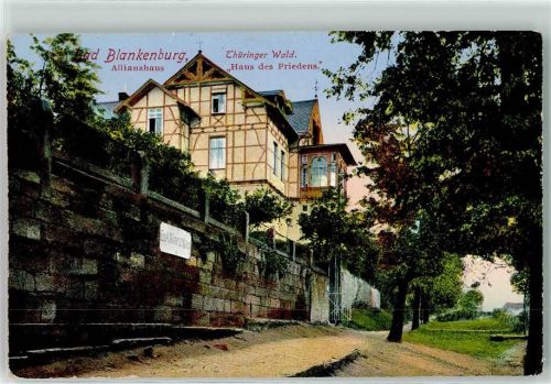 07422 O6823 Bad Blankenburg - Allianzhaus Haus des Friedens
