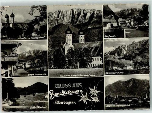 Benediktbeuern Kloster Schwimmbad Tutzinger Hütte Bichl Benediktenwand Dorfstraße Enzian