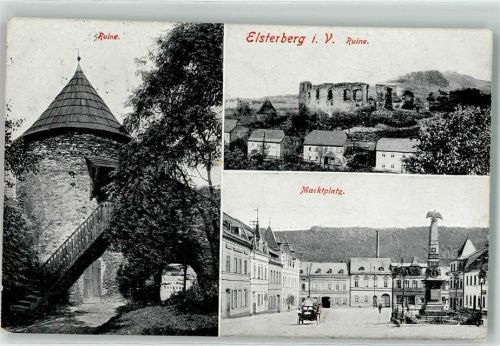 Elsterberg Ruine Marktplatz