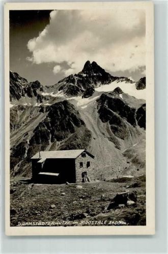 Darmstädter Hütte Moostal 2400 m Hüttenstempel