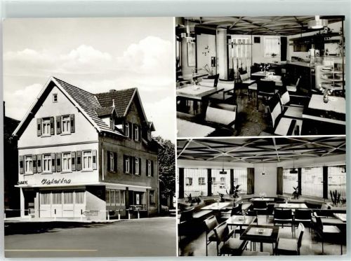Welzheim Cafe Ostertag Bäckerei Konditorei Wegweiser