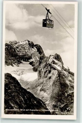Garmisch-Partenkirchen Kreuzeckbahn Zugspitze Höllentafelgletscher Hüttenstempel Zoeppritz Haus