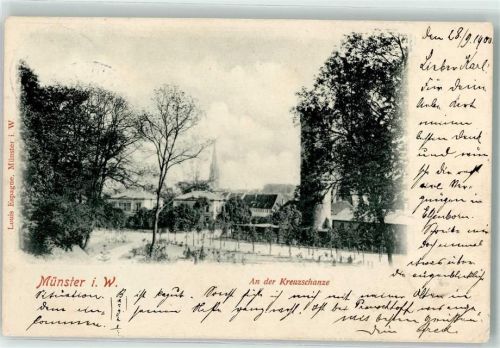 Münster 1900 An der Kreuzschanze