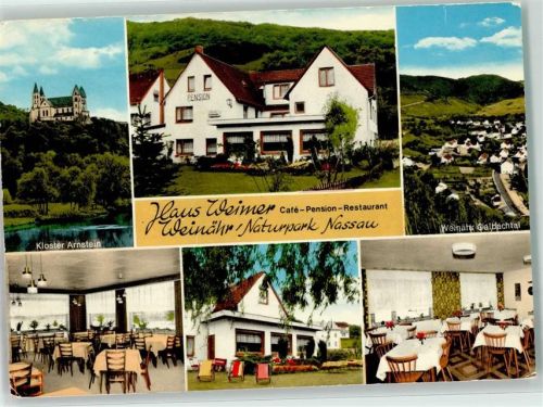 Weinähr Cafe-Pension Haus Weimer Garten Kloster Arnstein