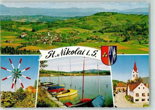 Sankt Nikola Wappen Segelboot