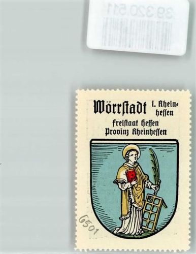 Wörrstadt Wappen Kaffee Hag Nr. 21 ca. 1920-1940