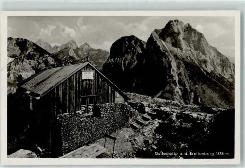 Ostlerhütte Foto AK Breitenberg 1838 m