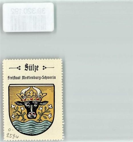 Bad Sülze Wappen Kaffee Hag Nr. 38 Schwarzer Stierkopf