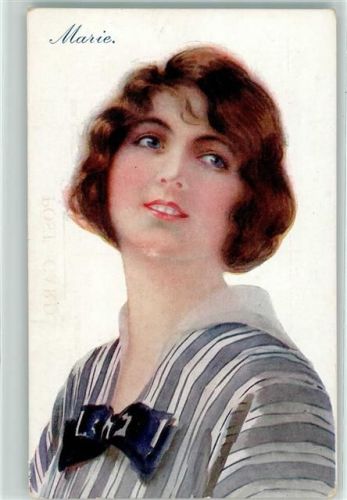 1919 Marie Frau Mode AK