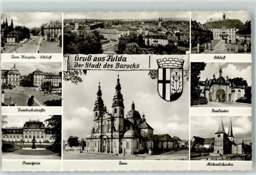 Fulda Dom Paulustor Michealiskirche Oragerie Wappen