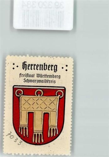 Herrenberg Wappen Kaffee Hag ca. 1920-1940
