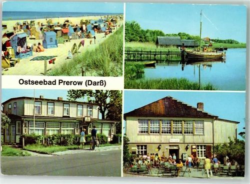 Ostseebad Prerow Strand Hafen FDGB-Erholungsheim Am Hafen Milchbar