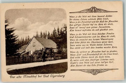 Elgersburg Alter Mönchof Gedicht