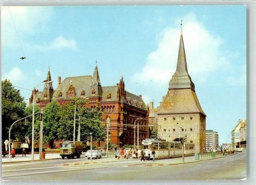 Rostock Steintor Straßenbahn Hochhaus
