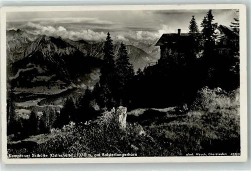 Pfronten Kemptener Skihütte Ostlerhütte am Bolsterlangerhorn