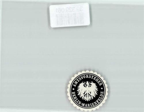 Marienfelde Amtsvorsteher Berlin Marienfelde