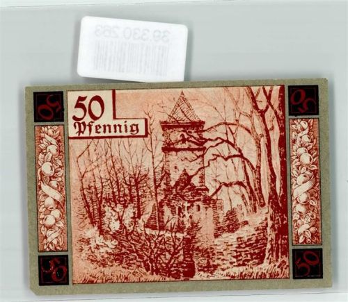Wunsiedel 1918 Notgeld der Stadt Wunsiedel 50 Pfennig Nr. 72589