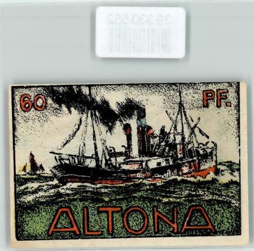 Altona 1921 Notgeld 60 Pfennig Nr 028641