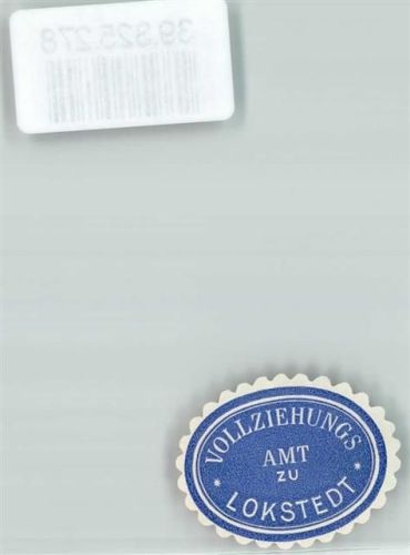 Lokstedt Volkszählung Amt zu Lokstedt