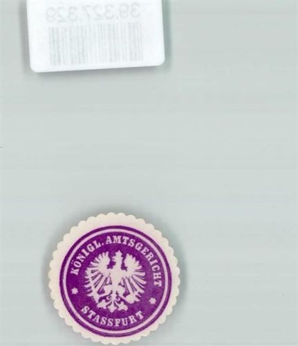 Straußfurt Königl. Amtsgericht Strassfurt