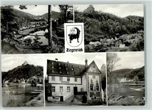 Ziegenrück Kemenate Ziegenbrück Saale Stadtwappen
