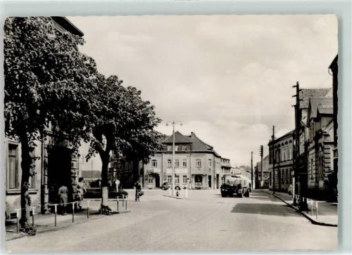 Elsterwerda Karl Marx-Platz Fahrrad Tankzug